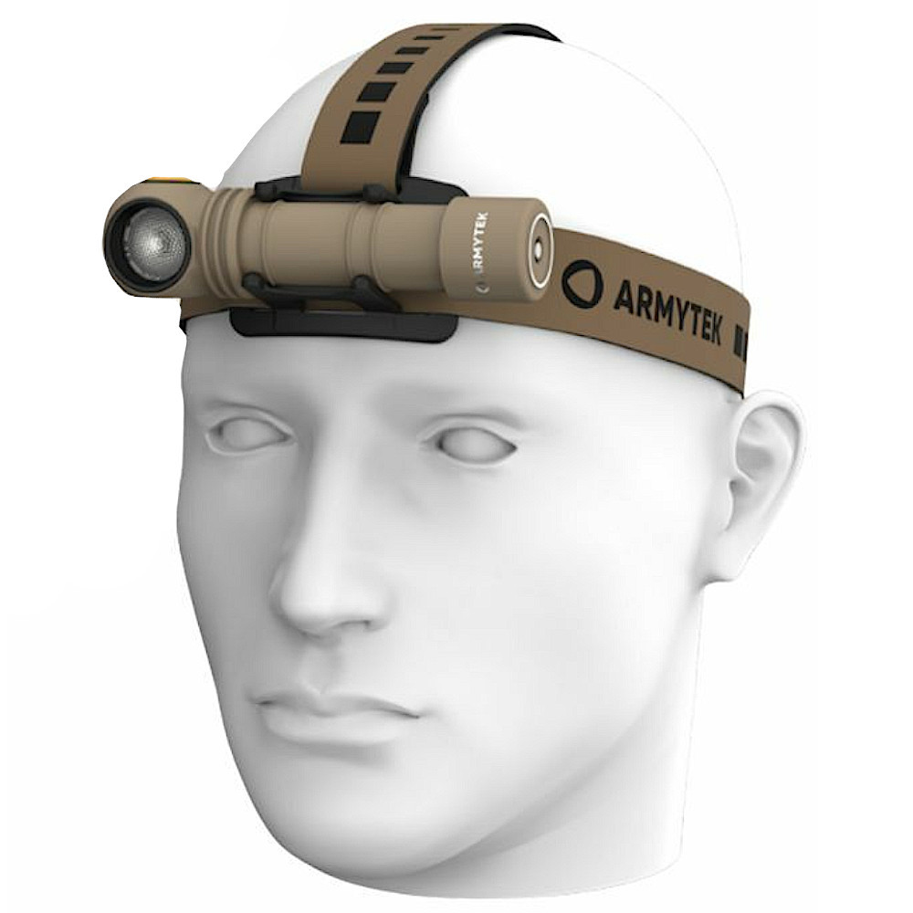 Фонарь Armytek Wizard C2 Pro Max Magnet USB Sand Белый