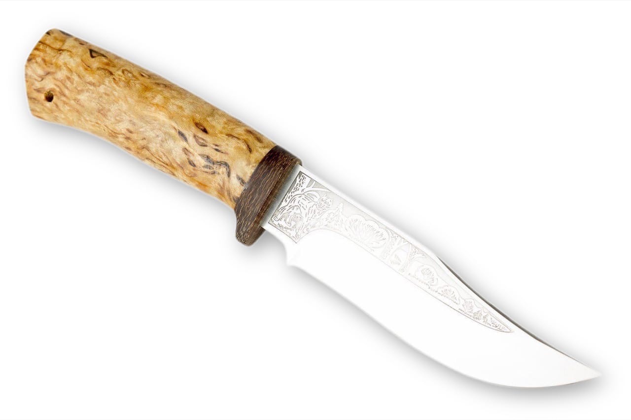 Нож АиР "Клычок-1" карельская береза, 100х13м