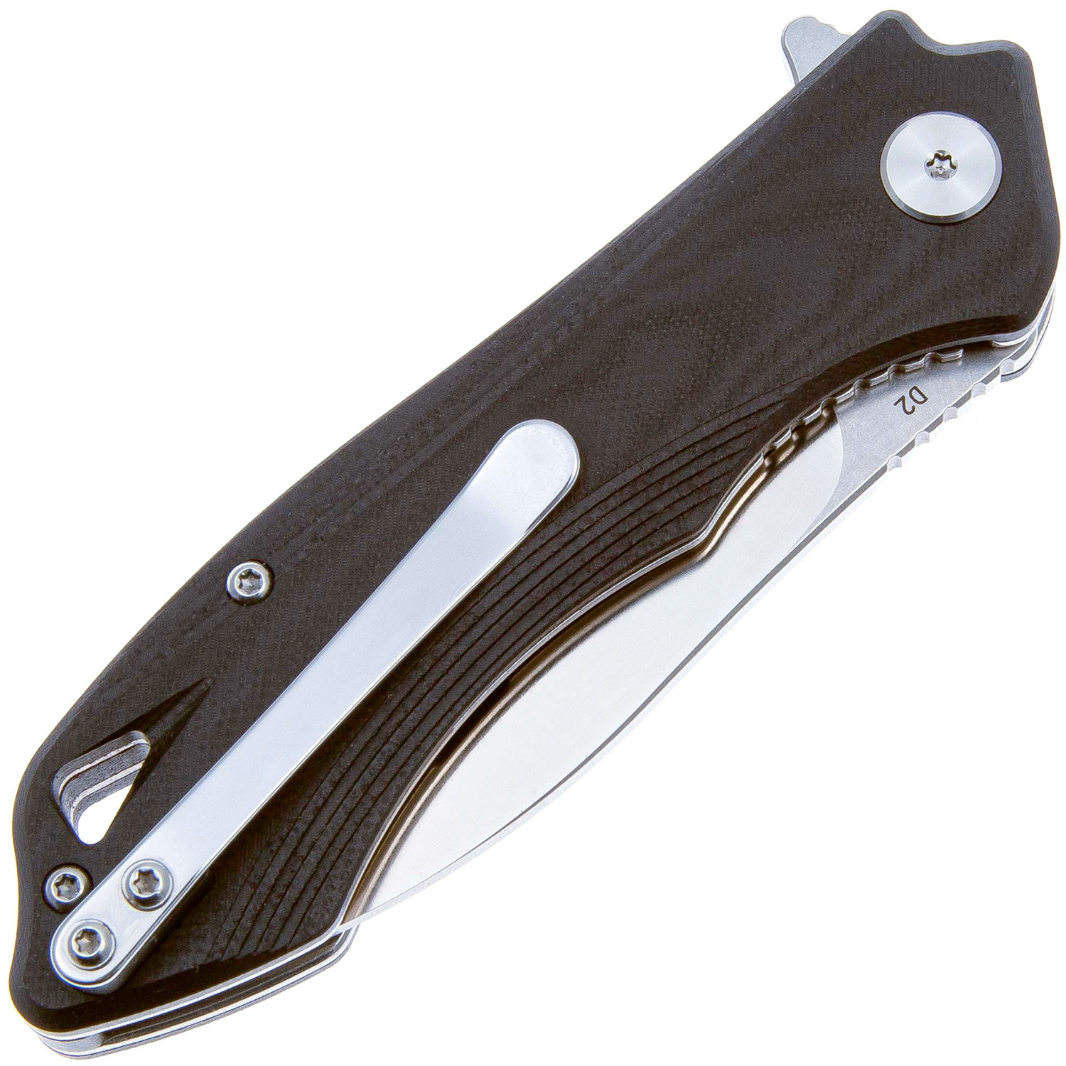 Нож складной Bestech Beluga BG11D-2, черный, G10, D2 сатин