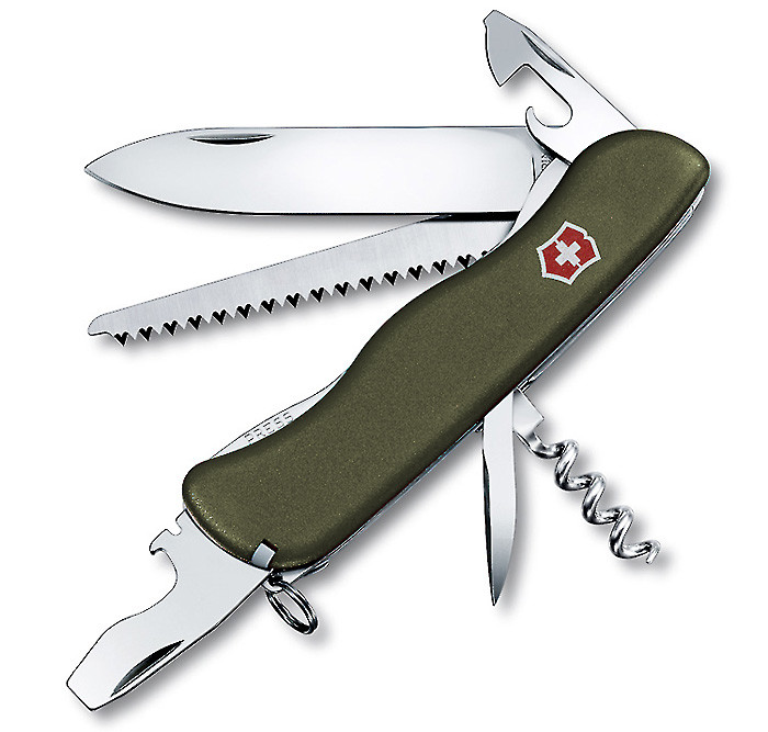 Нож Victorinox "Forester" 0.8363.4R зеленый