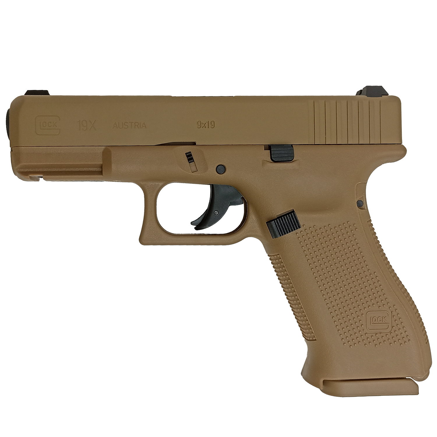 Пистолет пневматический Umarex Glock 19X (TAN, No BlowBack)