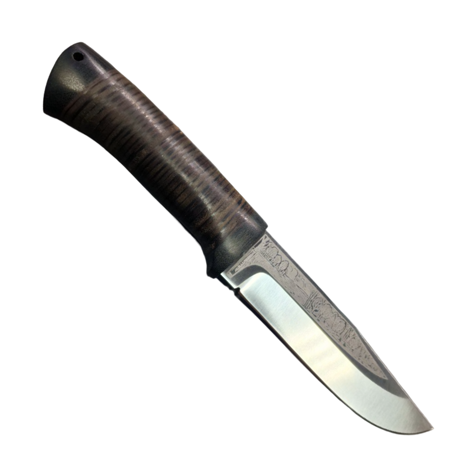 Нож "Турист" кожа, 100х13м Златоуст