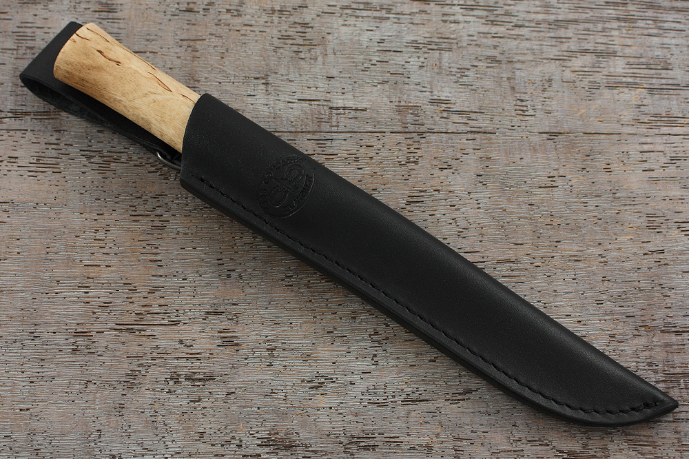 Нож АиР "Бурятский малый" карельская береза, 95х18, Златоуст