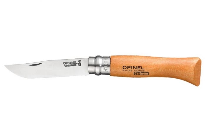 Нож Opinel Tradition №08, углеродистая сталь, бук, чехол + футляр