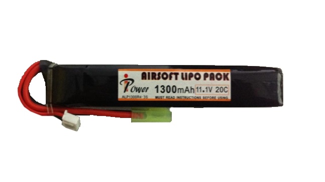 АКБ iPower 11.1V LiPO 1300mAh 20C ALP1300R4A-3S mini type