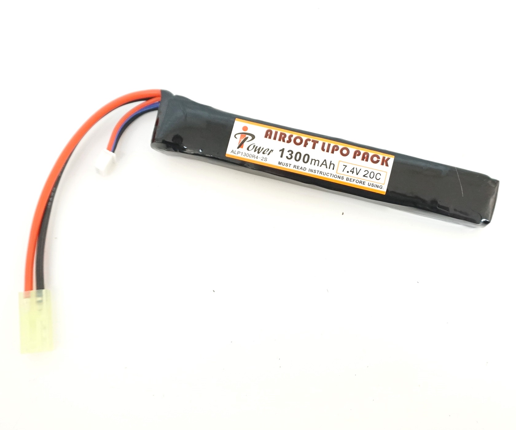 АКБ iPower 7,4V LiPO 1300mAh 20C ALP1300R4-3S 13x42x68 mini type (Steyr серия)