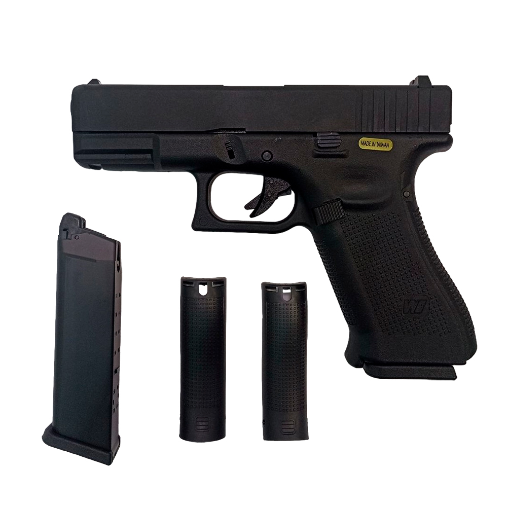 Пистолет страйкбольный WE Glock 19X Gen5, WE-G003VXB-BK