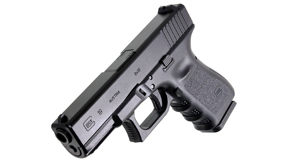 Пистолет страйкбольный (Tokyo marui) Glock 19 GBB, black