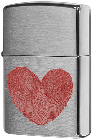 Зажигалка Zippo 29068 Love Fingerprint