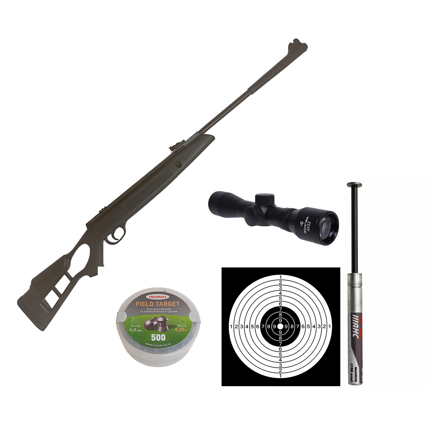 Винтовка пневматическая Hatsan Striker Edge (базовый комплект)