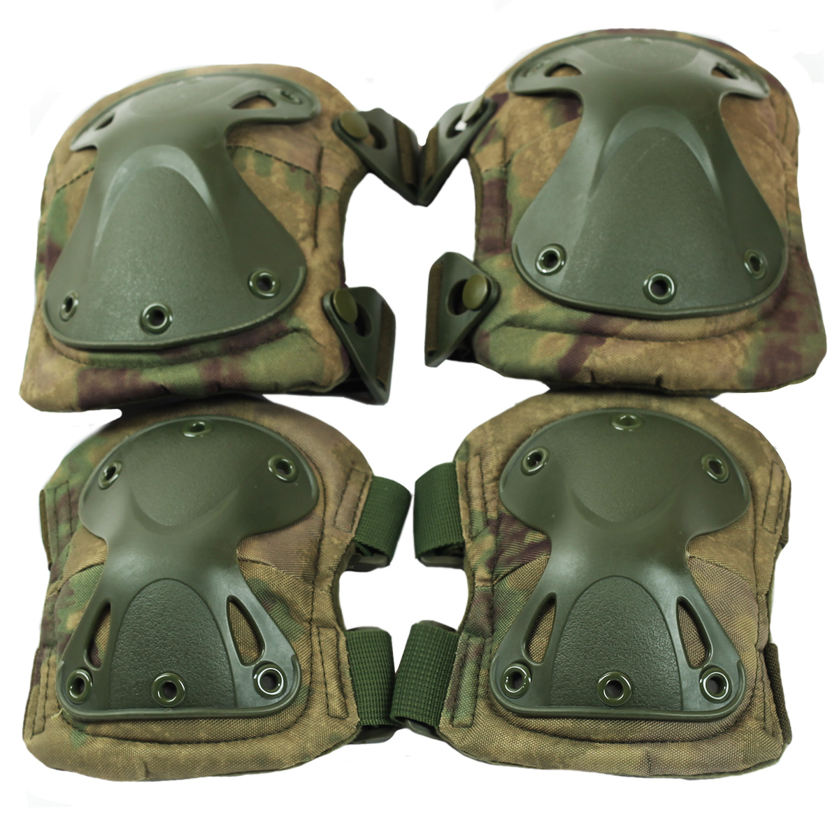 Комплект наколенники и налокотники Voenpro цвет Мох