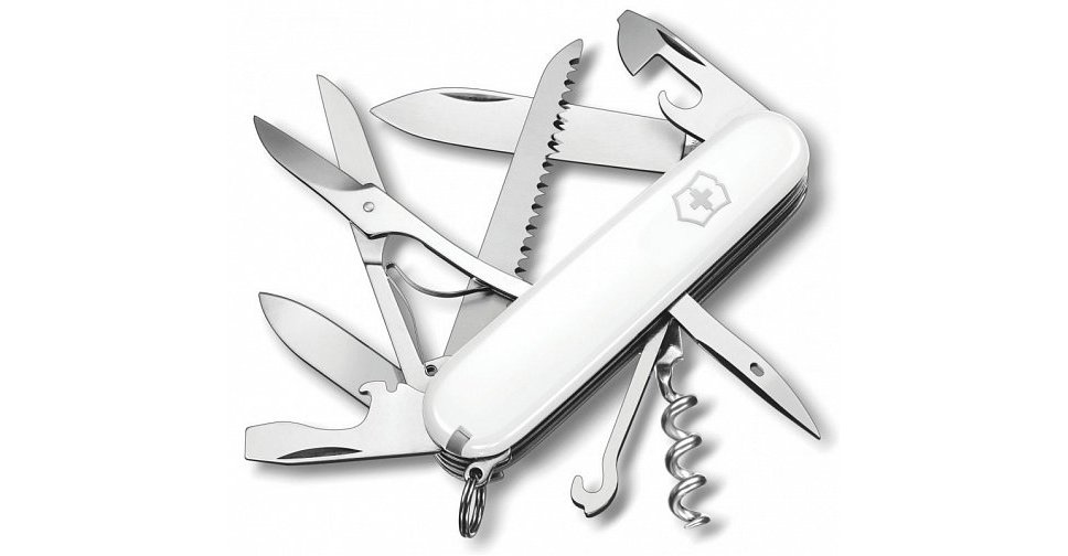 Нож Victorinox "Huntsman" 1.3713.7R White (91 mm)