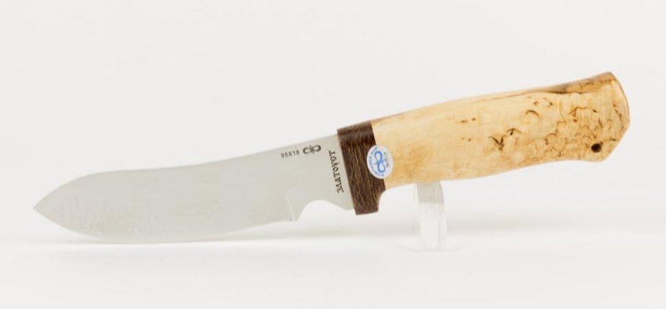 Нож АиР "Скинер-2" карельская береза, 95х18 Златоуст