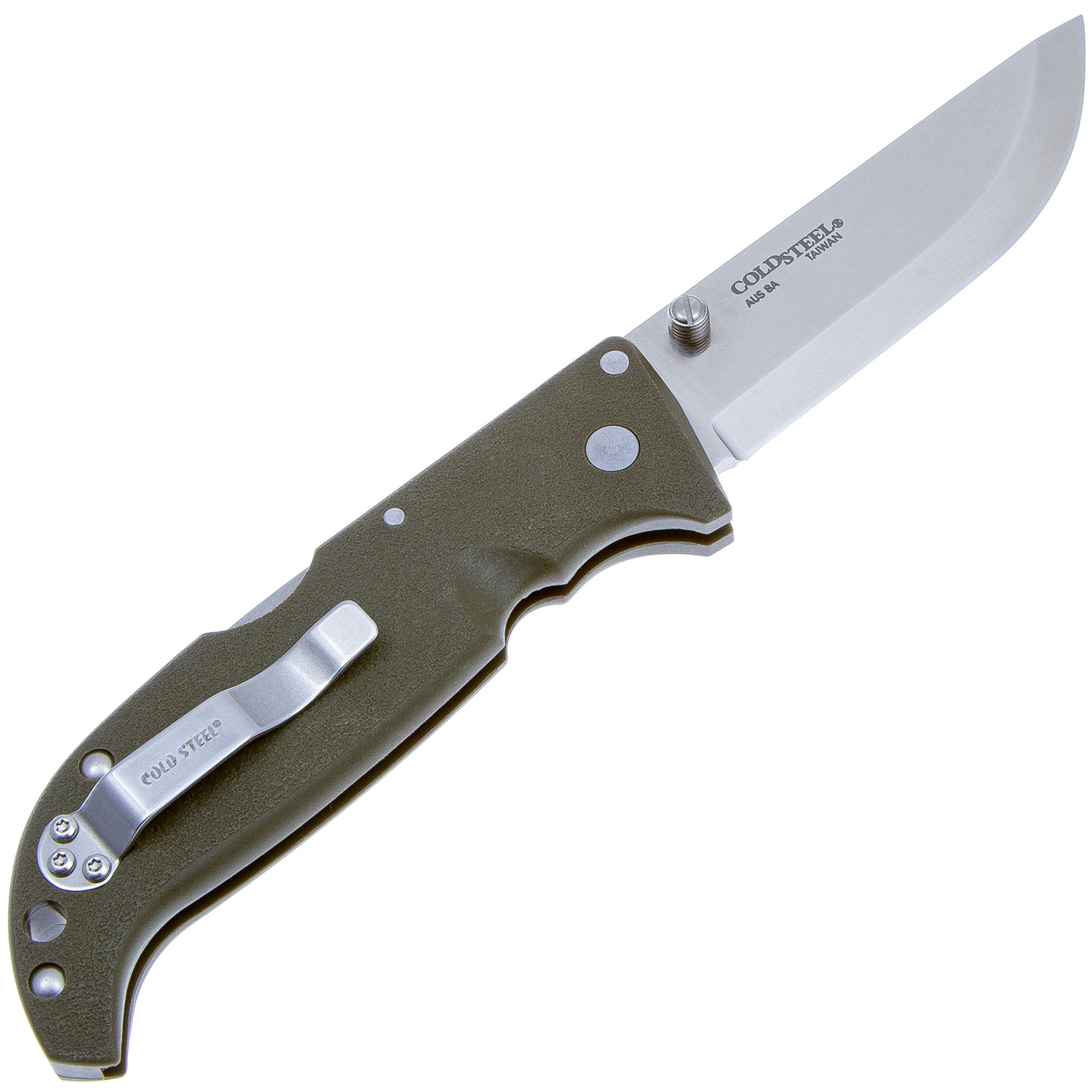 Нож Cold Steel "Finn Wolf" AUS-8, рукоять Griv-Ex, Green, 20NPF