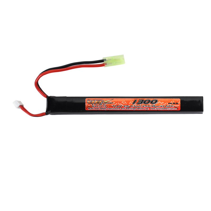 АКБ VB-LiPO 1300H25C 7.4V для AK (15x18x171)