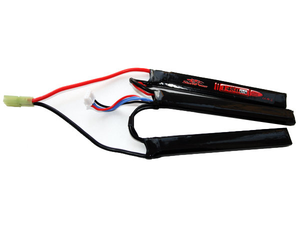 АКБ StormPower 1450mAh 11.1V 30C 3x(116x16x7) трехлепестковый SP-024 / SP-014