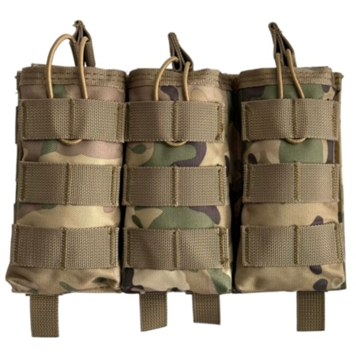 Подсумок Voenpro под 3 магазина AK/M серия с фиксатором, мультикам