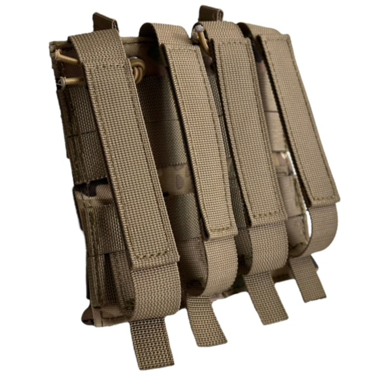 Подсумок Voenpro под 2 магазина AK/M серия с фиксатором, мультикам