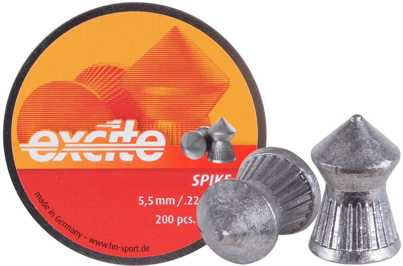 Пули пневматические "H&N Excite Spike" калибр 5,5 мм, 1,2 г, 200шт/уп,