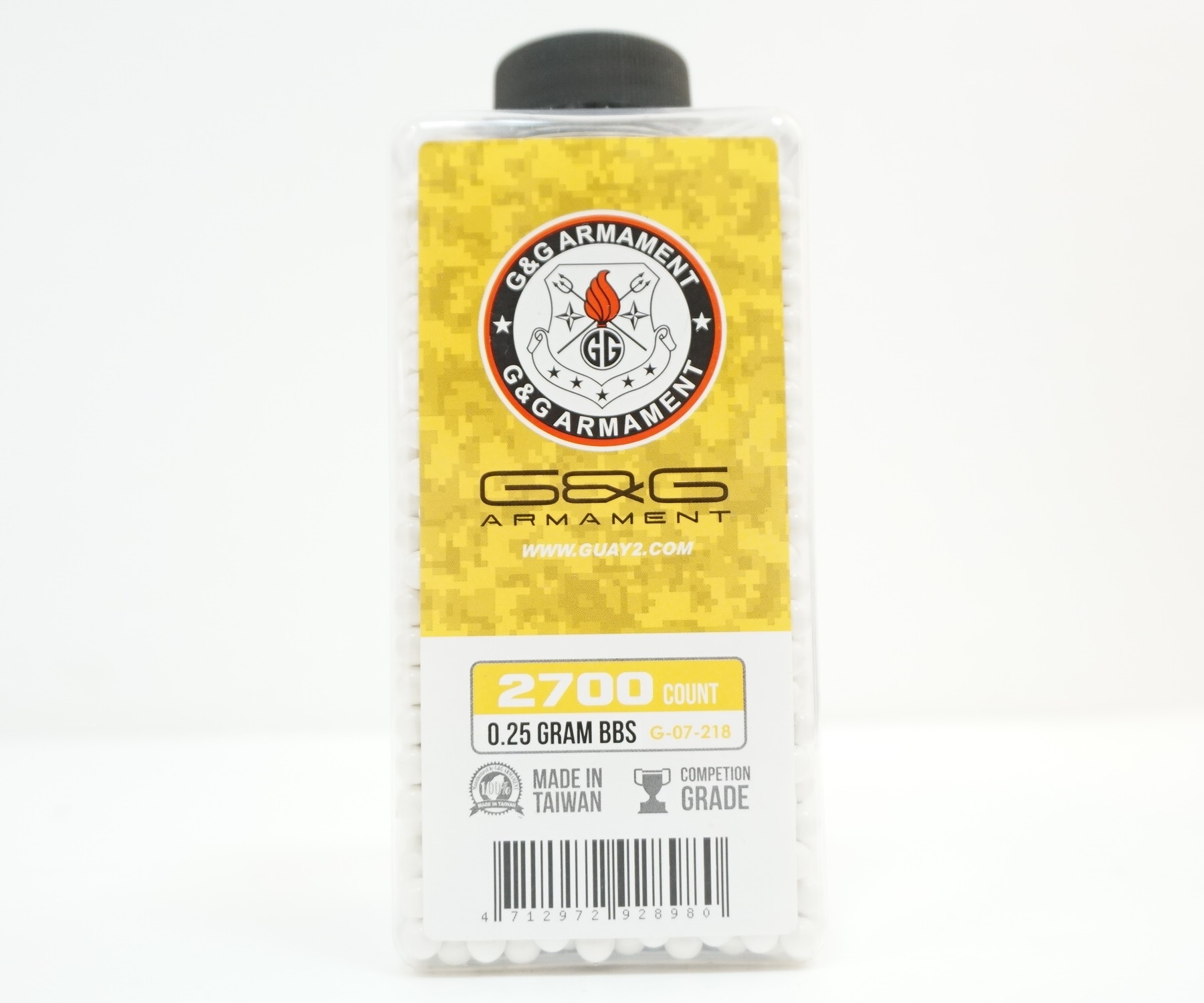 G&G Шары для страйкбола 0,25г (2700 шт, бутылка)