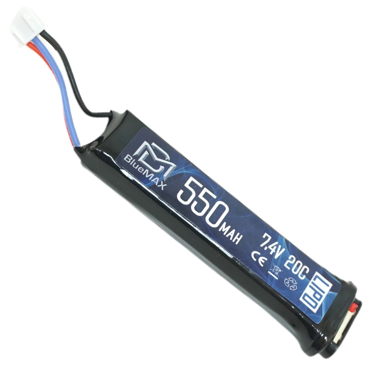 АКБ BlueMAX 7.4V Lipo 550mAh AEP (для электропистолетов)