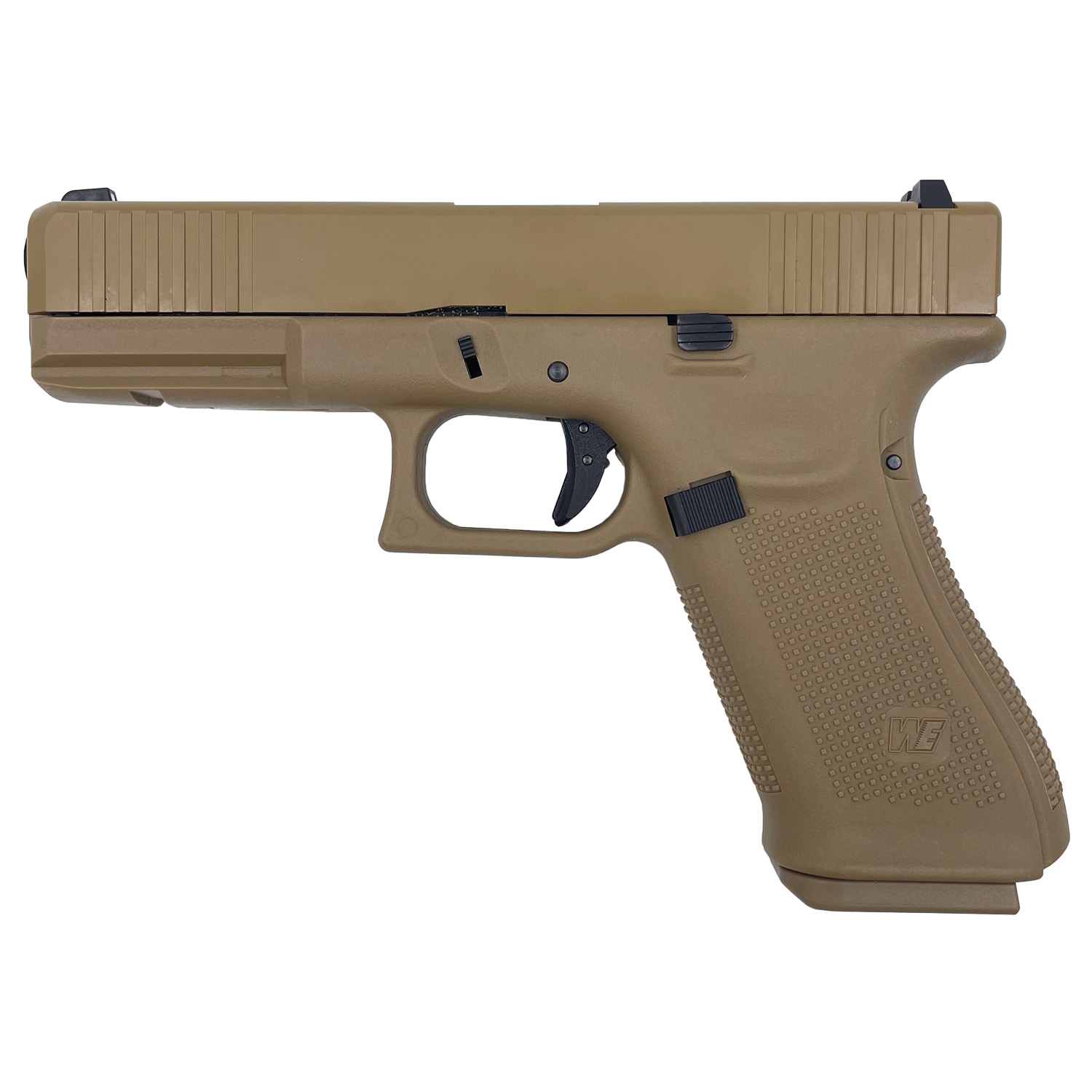 Модель пистолета (WE) GLOCK-17 gen5,  TAN F Version WE-G001FVB-TAN