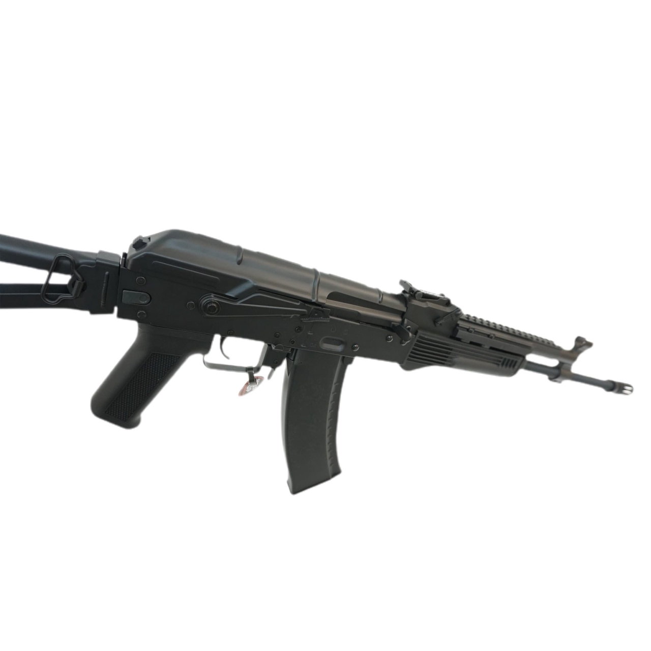 Автомат страйкбольный (Cyma) CM040J RKC-74 (АКС-74), AEG, металл, RIS, складной рамочный приклад, ЗУ, АКБ