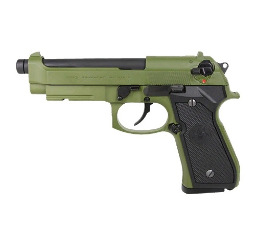 Пистолет страйкбольный (G&G) BERETTA GPM92 Hunter Green, металл, GAS-GPM-92F-GBB-ECM