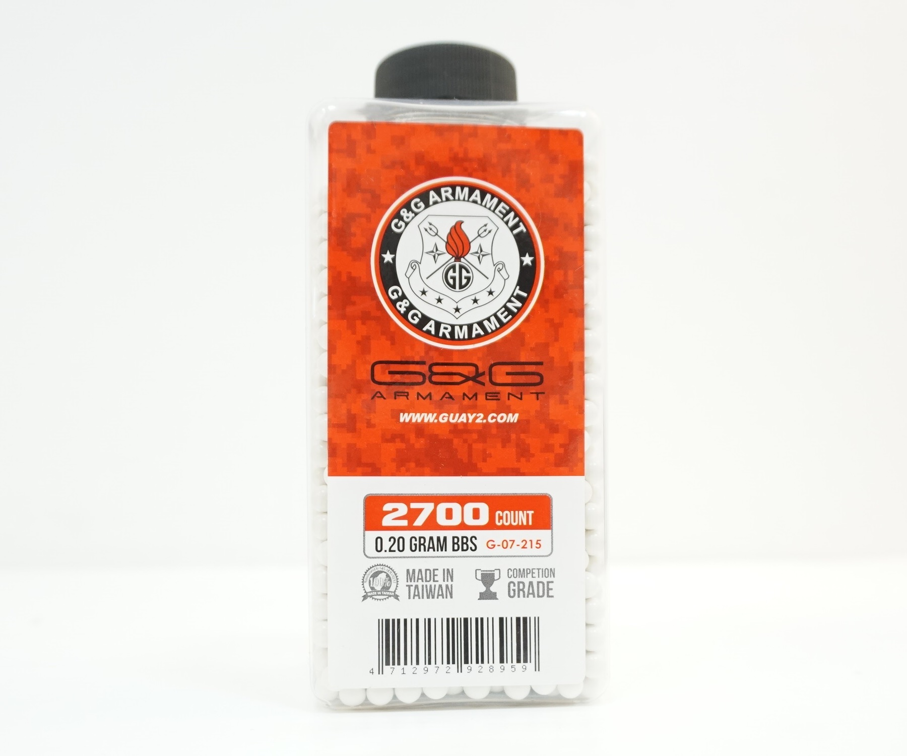 G&G Шары для страйкбола 0,20г (2700 шт, бутылка)