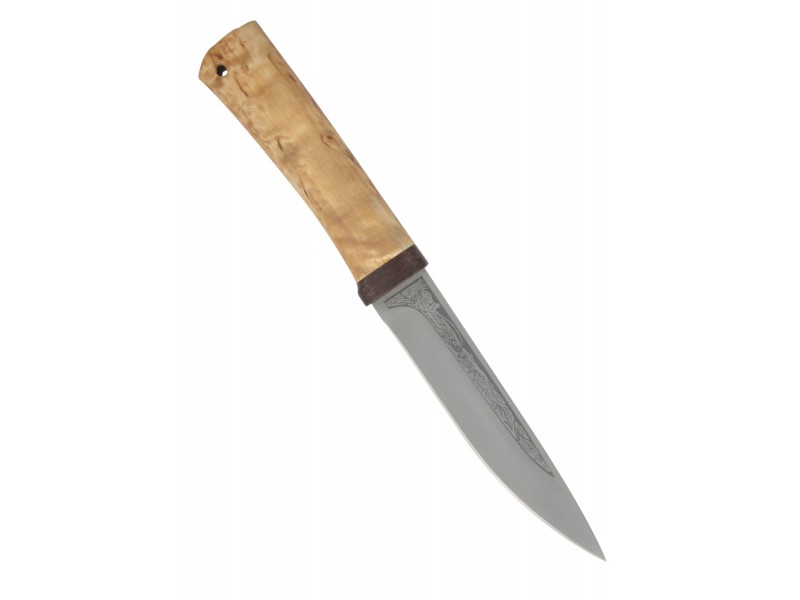 Нож АиР "Пескарь" карельская береза, 95х18, Златоуст