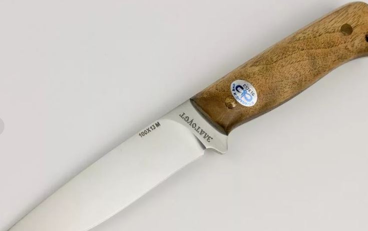 Нож "Стриж" ЦМ, дерево, 95х18 Златоуст