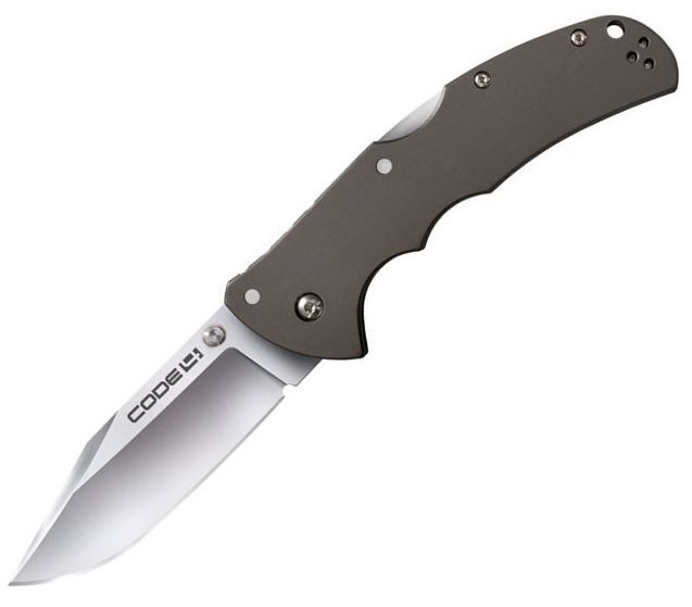 Нож Cold Steel "Code 4" складной, сталь Carpenter CTS, Clip point, aluminium