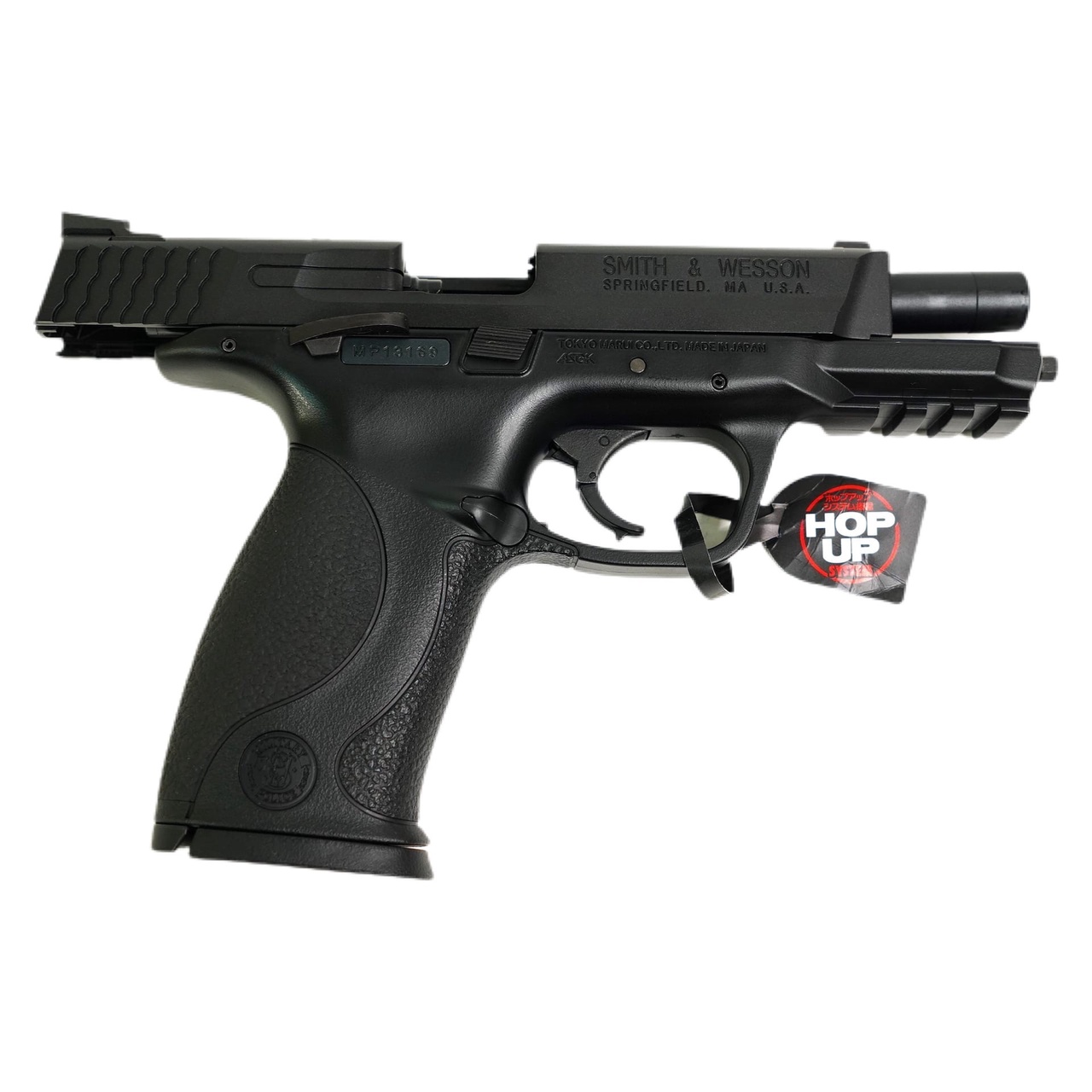 Страйкбольный пистолет (TOKYO MARUI) SMITH&WESSON M&P 9 GBB, пластик, черный 4952839142610