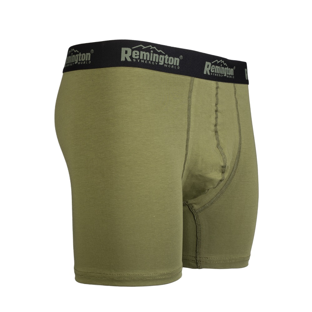 Мужские трусы боксеры Remington, набор 3 штуки, микс зеленый размер S