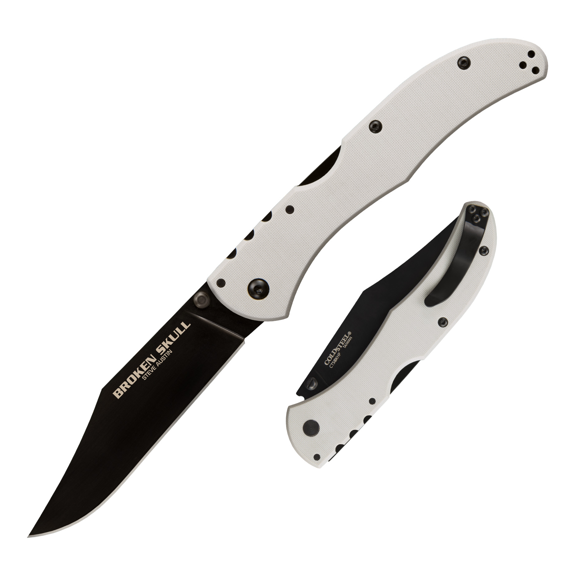 Нож Cold Steel "Broken Skull V" сталь Carpenter XHP, G10, Light Grey