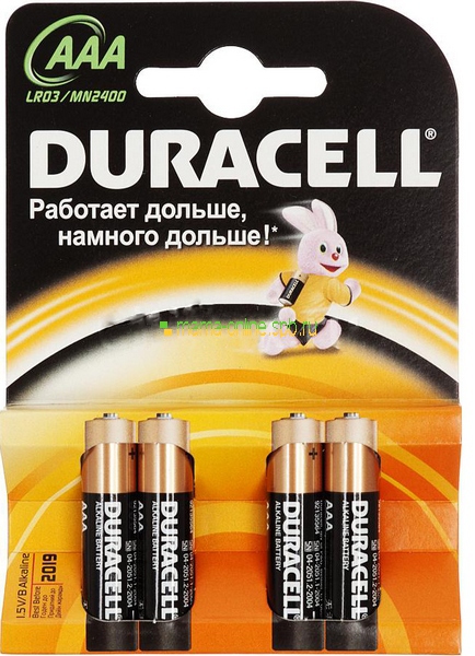 Элемент питания LR03 Duracell MN2400 BL4