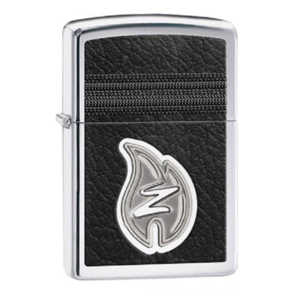 Зажигалка Zippo 28800 Leather Stitching with Z Flame
