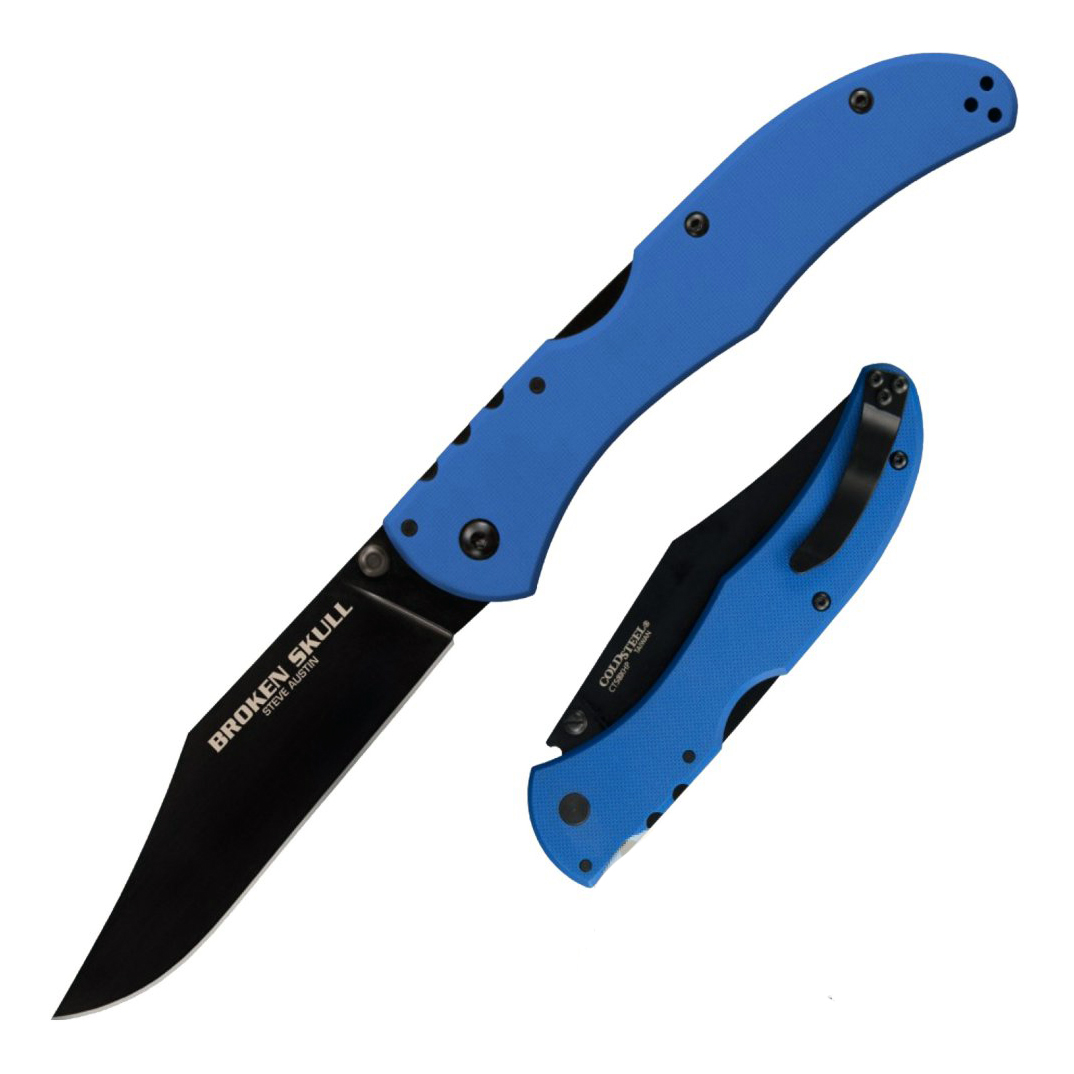 Нож Cold Steel "Broken Skull 4" сталь Carpenter CTS, G10, Blue