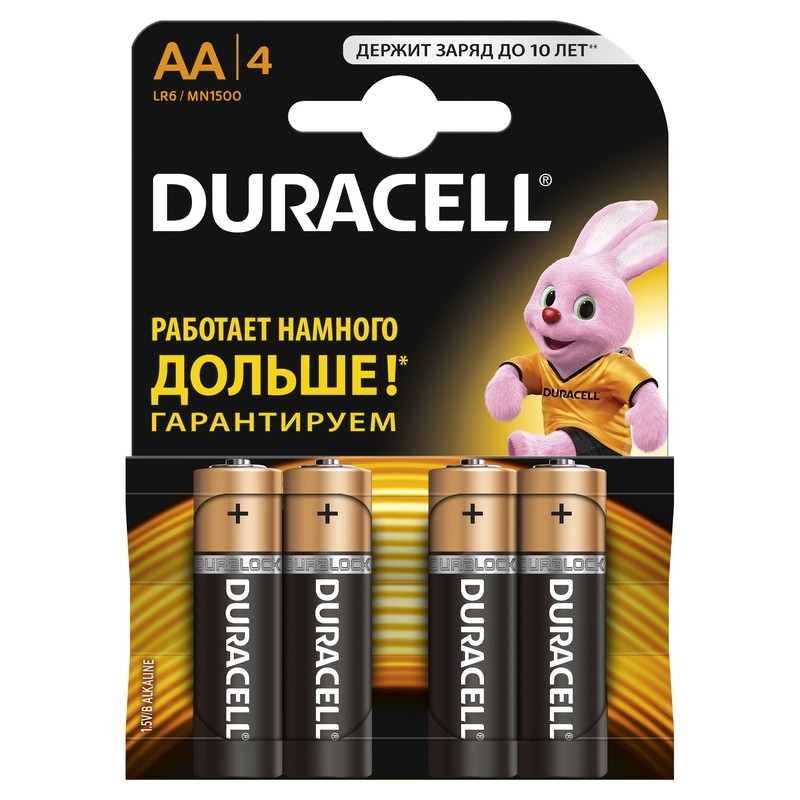 Элемент питания LR06 Duracell MN1500 BL4