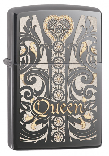 Зажигалка Zippo 28797 Royal Black Ice Queen