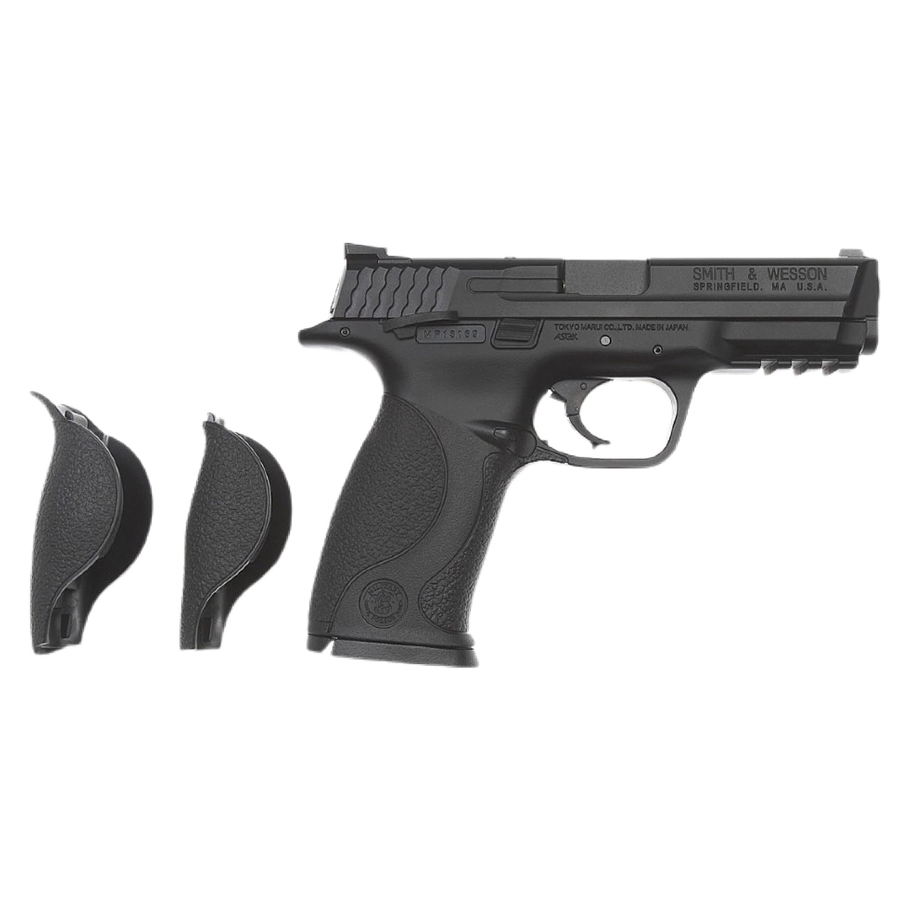 Страйкбольный пистолет (TOKYO MARUI) SMITH&WESSON M&P 9 GBB, пластик, черный 4952839142610