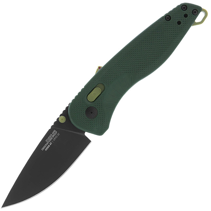 Нож складной SOG Aegis MK3 Forest+Moss, сталь D2, рукоять GRN