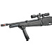 Пневматическая винтовка Hatsan FLASH 101 SET калибр 6.35 мм. (насос, прицел, пули, сошки, модератор, чехол)