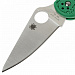 Нож Spyderco Delica Flat Ground Green 11FPGR 