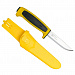 Нож Morakniv Basic 511 (Carbon) Рукоять желтая, вставка черная