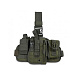 Кобура набедренная с платформой и подсумками molle AS-HL0028OD