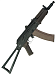 Автомат страйкбольный (Cyma) CM045, RKC-74У (АКС-74У), AEG, металл, черный пластик, ЗУ, АКБ