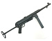 Автомат страйкбольный MP-40 AGM, AEG, металл, черный пластик - MP007 black