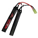 АКБ StormPower 3000mAh 7.4V 20C 2x(128x21x17.5) двухлепестковый