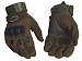 Перчатки реплика Oakley полнопалые с защитой костяшек, коричневые M